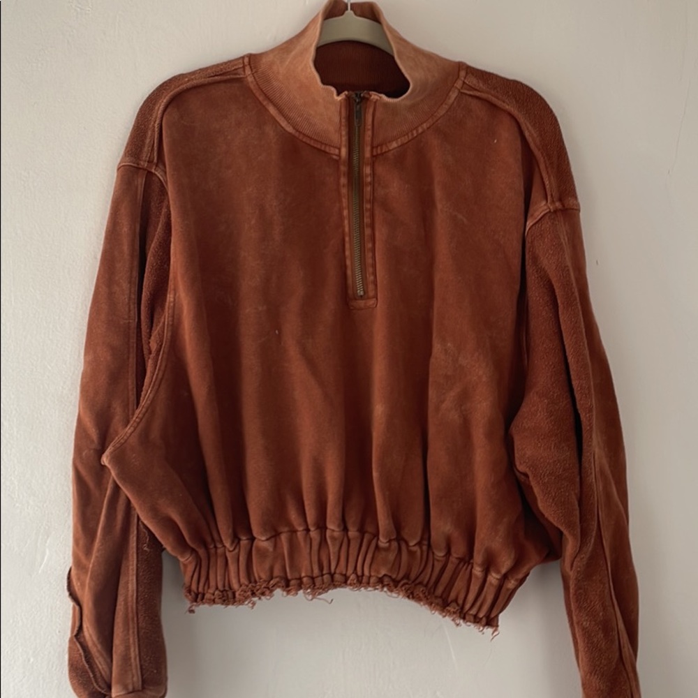 Free People Quarter Zip